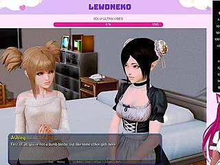 Vtuber Lewdneko Moans in Harem Hotel Game Part 16