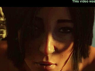 Lara Croft’s tomb is opened up and she is taken in a hot scene
