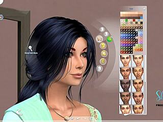 Creating Indian Looking Teen Girl Sim - 2