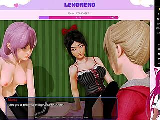 Vtuber Lewdneko Moans in Harem Hotel Game Part 16