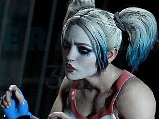 Yo, check Harley getting wild with big cock in 3D anime!