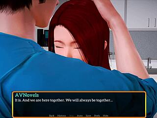 Visual novel with interactive gameplay, walkthrough of a new family 543