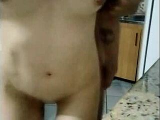 Drilling this young pussy while pinning her arms tight