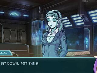 Star Chanel: 'Shaved hairless slut fucks AI hard in doggy.'