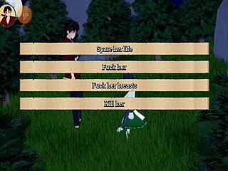 i'm training the slayer in this monster hentai scene