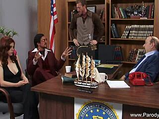 redhead princess sucks cock to cumshot