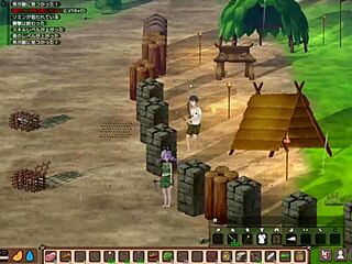Three girls fight for their survival on a deserted island in this animehentai game