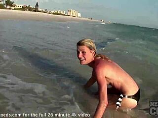 pretty florida teen with tiny tits loves posing naked at the beach, what do you think?