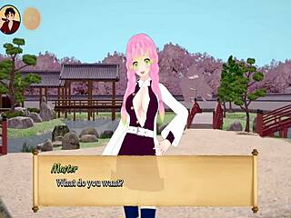 i'm training the slayer in this monster hentai scene