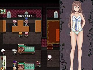 2D anime game with Japanese princess Ellie