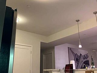 sexy latina putting the groceries away then take a big black dick part 2