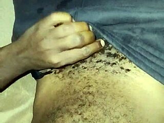 gay man masturbating alone in his home