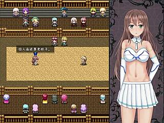 2D anime game with Japanese princess Ellie