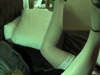 Hot Wife Easter Treat in Stockings and Lingerie