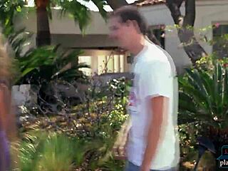 Exploring Virtual Reality Porn Shoot with Brunette Blowjob