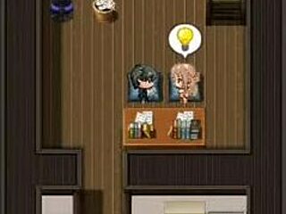 Sister Blowjob Under Counter!