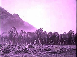 Vintage Beauty Bends Over in Hairy Outdoor Scene