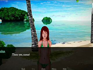 Teen In Bikini Plays Erotic Game!