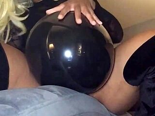 Big ass femdom balloon fetish verification video