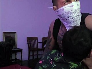Big cock Latin top dominates gay porn video