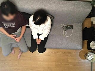 Younger Girlfriend Watches H Video, Gets Horny, Starts Couple Sex with Japanese Amateur