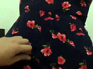 with the neighbor in a nice flowery dress for mature milf massage and amateur homemade big ass action with mexican teen