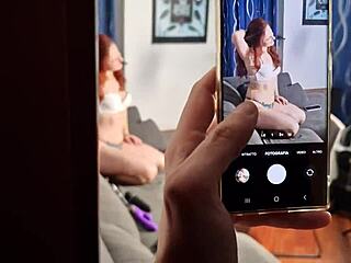 i got caught masturbating to my stepsister's pics, and she fucked me with a creampie