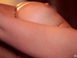 brunette striptease with clothes ripped in playboy candace leilani