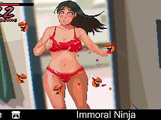 2D erotic ninja game with hack and slash elements