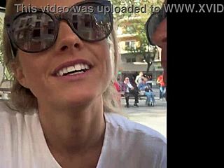 Hey, check this hard fuck with the tour guide in Barcelona, featuring blowjob and doggystyle outdoor action trailer