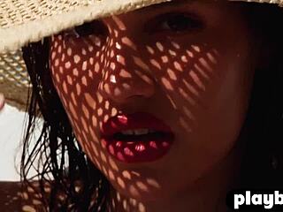 LOOK at Laura Devushcat EXPOSING her BIG booty!