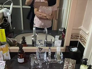 cheating with boyfriend's friend, perverted girlfriend cums hard