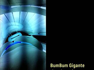 Brazilian Slut Prepares For Lover In Tanning Booth