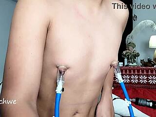 nipple sucker drives bisexual men wild with dirty exotic play