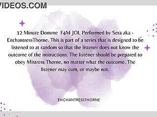 Dla facetów femdom JOI CEI płynny lunch dominacja