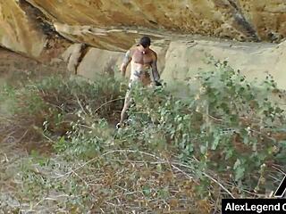 Damn! Alex Legend Pounds Lea Lexis Pussy Outdoors. Those Hills Witnessed Raw Action!