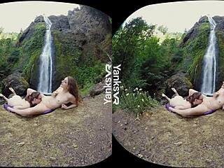 hottie lesbian sierra in glasses masturbates to climax