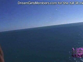 Naked Parasailing With Three Hot Spring Breakers