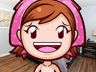 Mama Teases with a Naughty Tit Job in Anime Style.