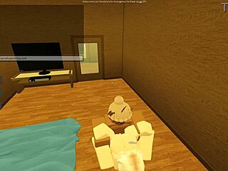 Young beauty gets fullnelson from BBC in Roblox porn