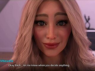 Sexy petite blonde with big tits and ass pops in naked during game