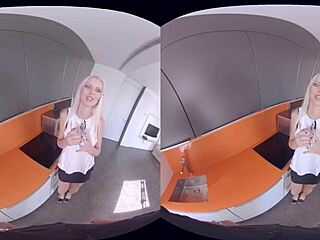 3d doorstep seller in virtual reality porn