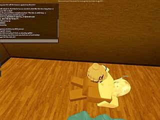 Young beauty gets fullnelson from BBC in Roblox porn