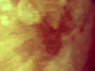 Blond amaterský pár v cowgirl jízdě a ústním cumshotu