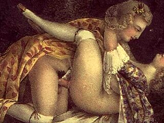 Vintage cartoon illustration of antique artifacts