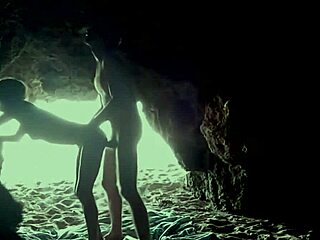 we found a hidden spot inside the cave at the beach for fun