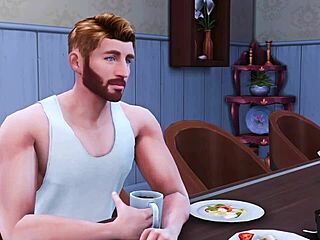 3D animated video of Captain America’s secret love affair with Peggy
