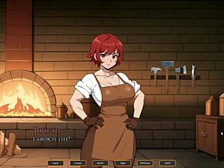 Tomboy Love In Hot Forge Hentai Game Ep 5 Risky Doggystyle Outdoor Fuck In Front Of Strangers!