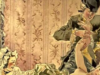 Vintage Hentai Cartoon Erotic Illustration Intense