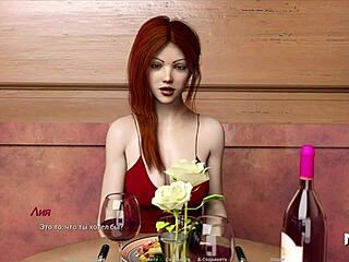 yo, fucked redhead's unshaved pussy in toilet scene